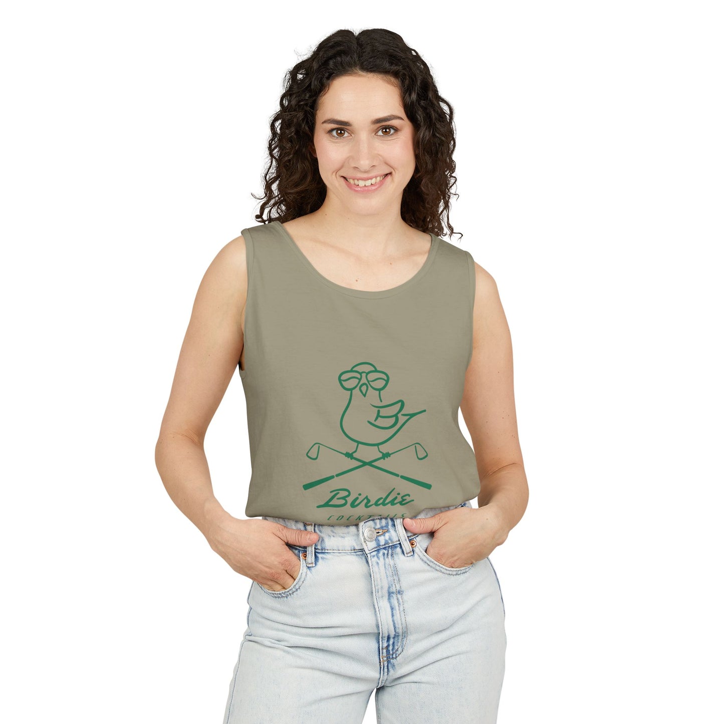 Birdie Logo Garment-Dyed Tank Top