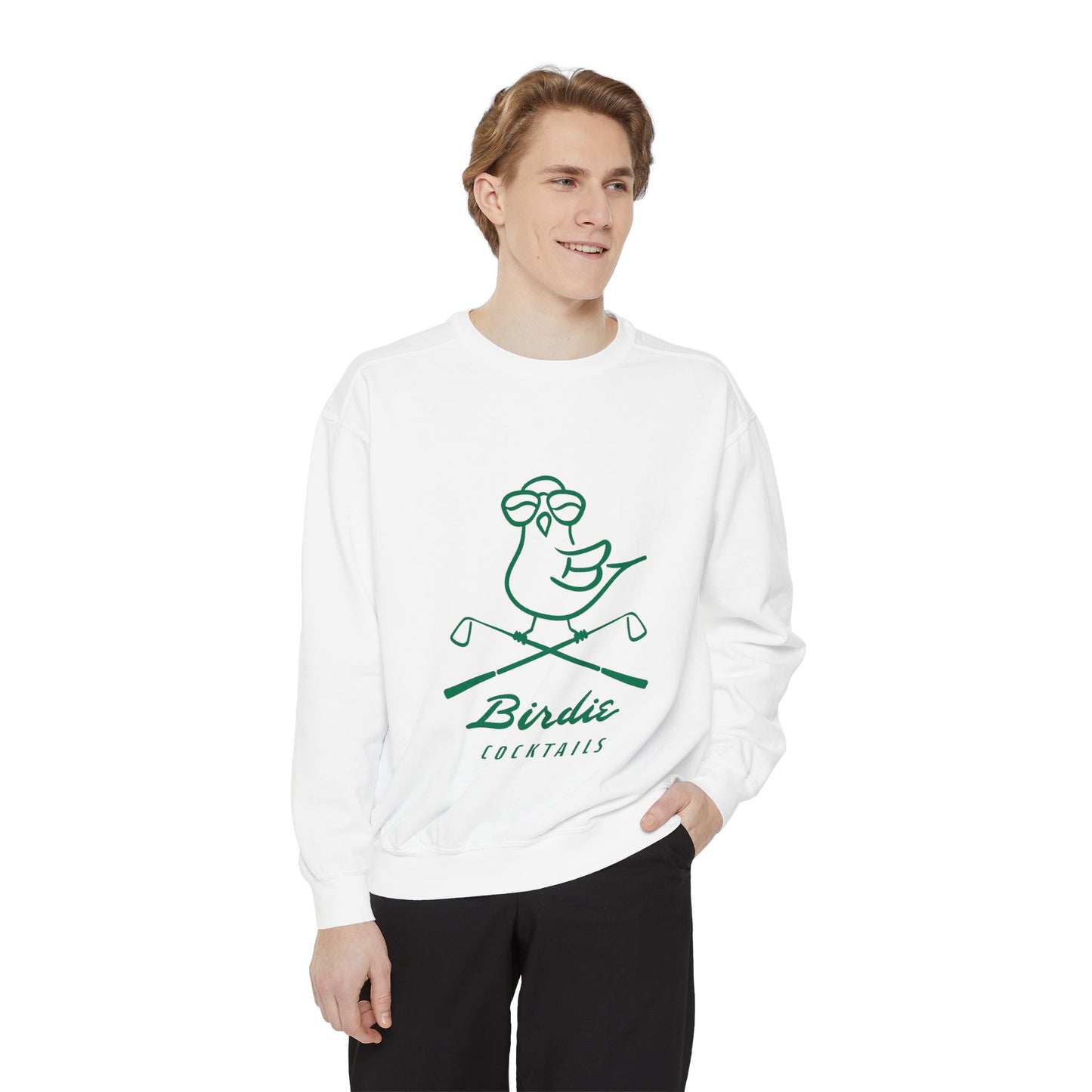 Classic Birdie Logo Unisex Garment-Dyed Sweatshirt