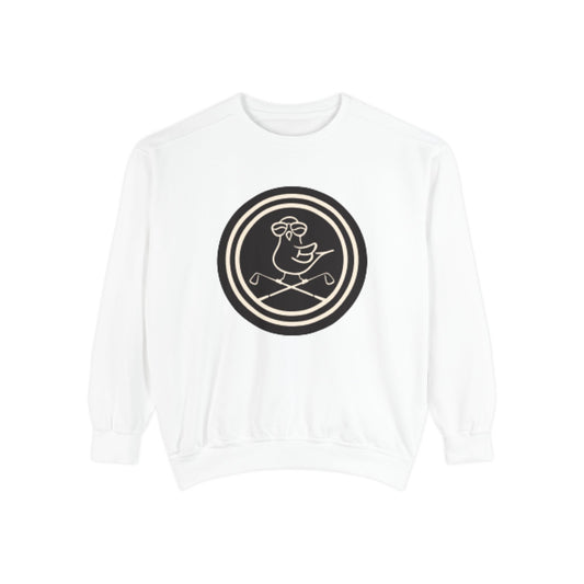 Birdie Circle Logo Garment-Dyed Sweatshirt