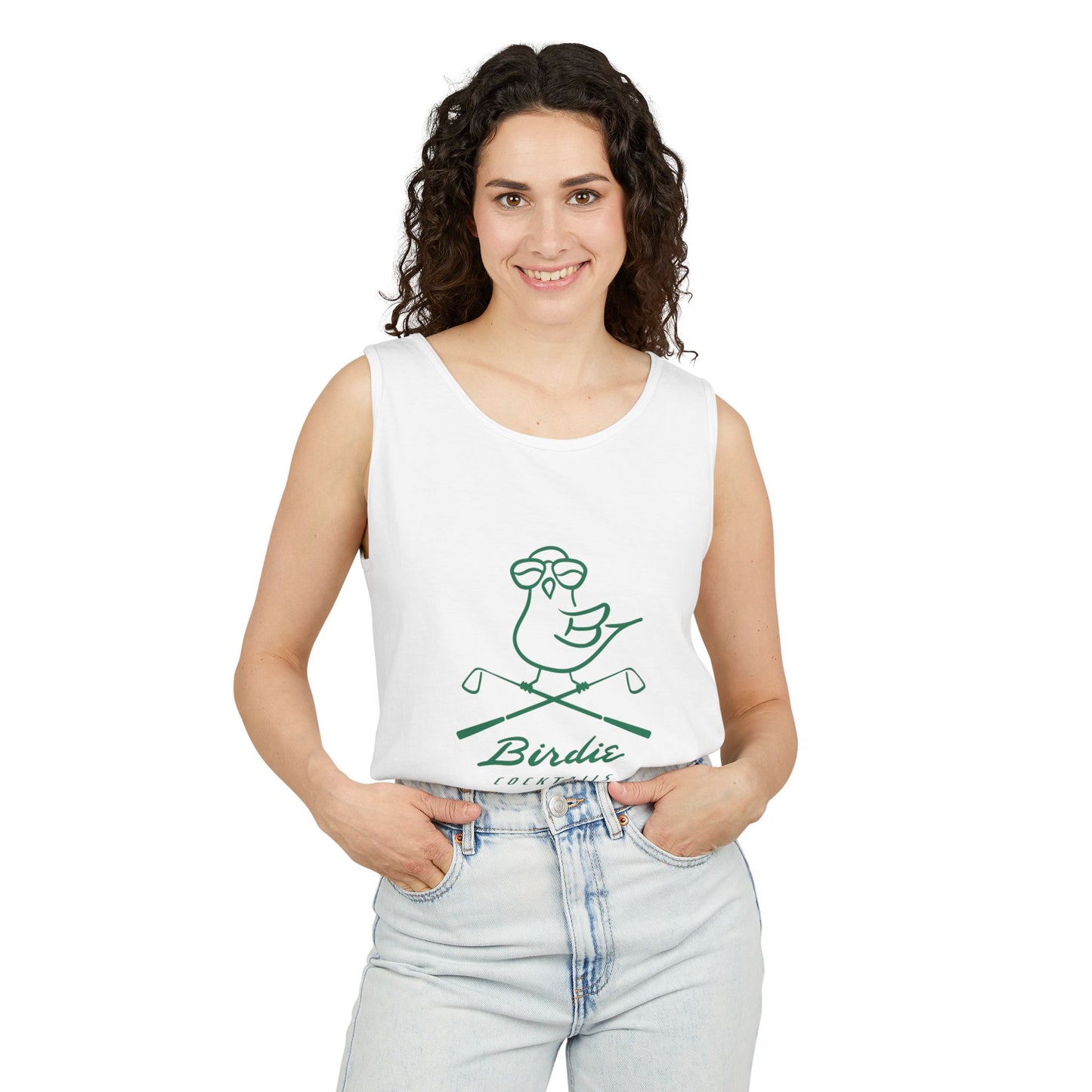 Birdie Logo Garment-Dyed Tank Top